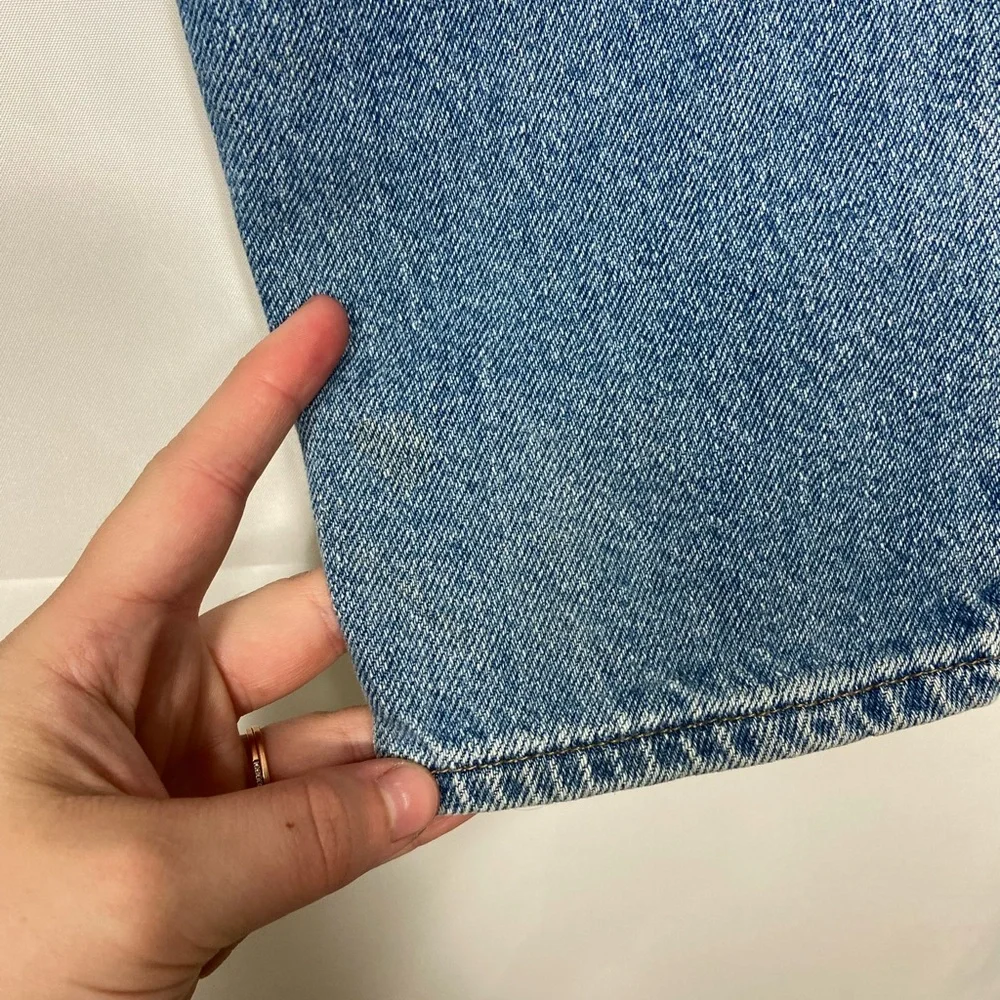 Vintage Oshkosh boy’s light wash blue denim 100% cotton jeans elastic straight 6